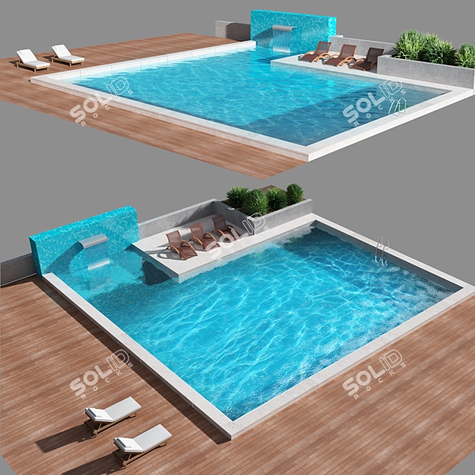 Ultimate Pool Design Kit 3D model image 6