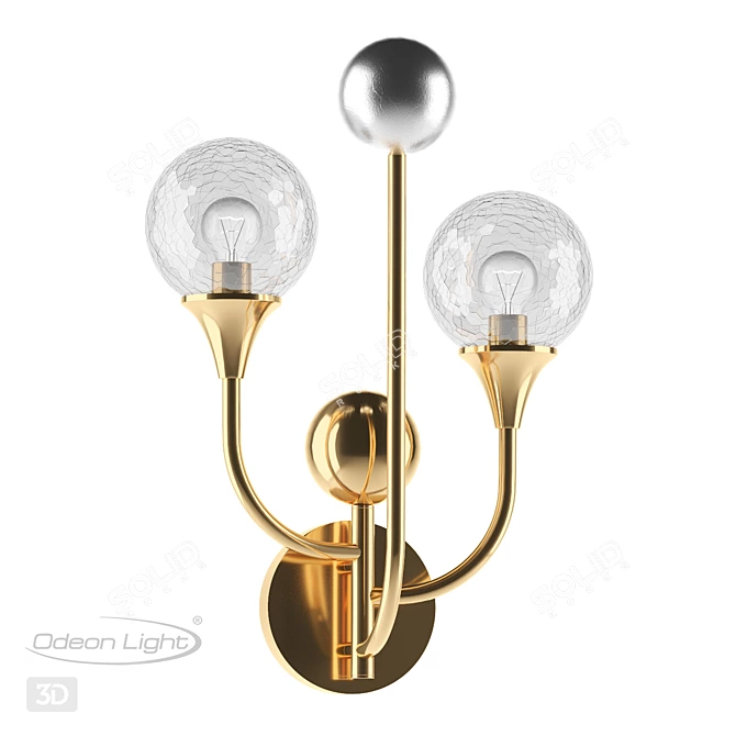 Odeon Light 4785/2W Kelli: Elegant Wall Sconce 3D model image 1