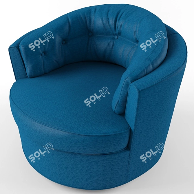 Eichholtz Swivel Armchair: Music Hall 3D model image 3