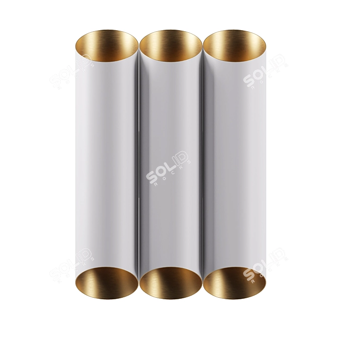 Modern Aluminum Wall Lamp 3D model image 4