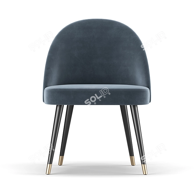 Elegant Camille Chair: Comfort and Style 3D model image 3