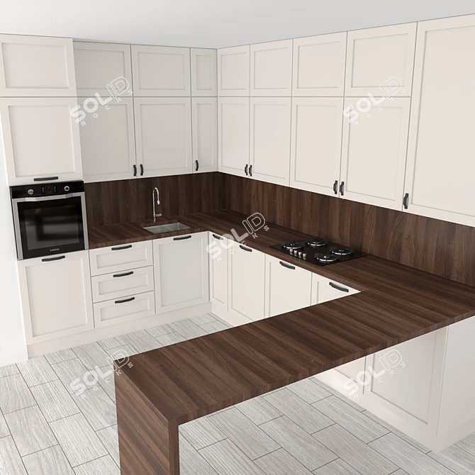 Bosch CTL636ESI Coffee Maker: High-Quality Kitchen Set 3D model image 2