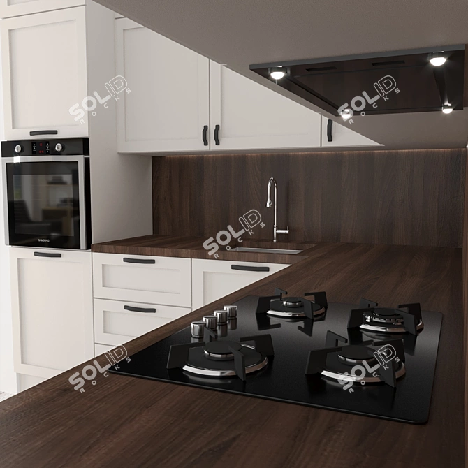 Bosch CTL636ESI Coffee Maker: High-Quality Kitchen Set 3D model image 3