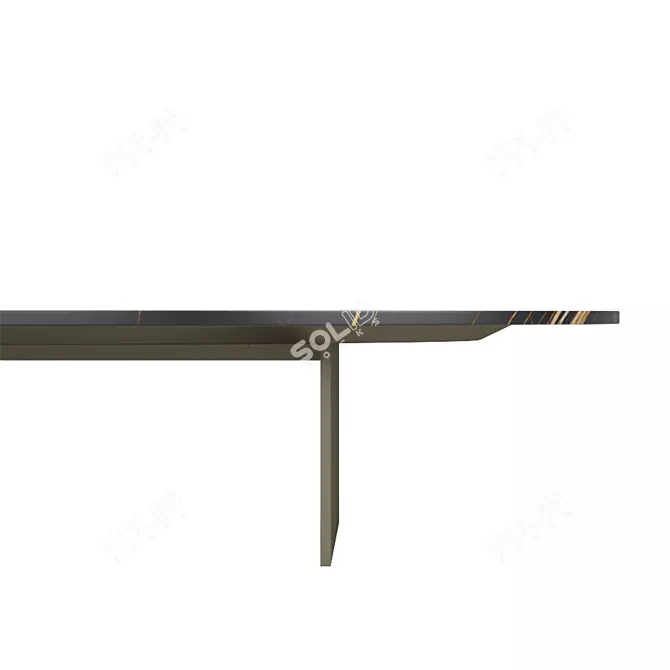 Elegant Minotti Linha Coffee Table 3D model image 2