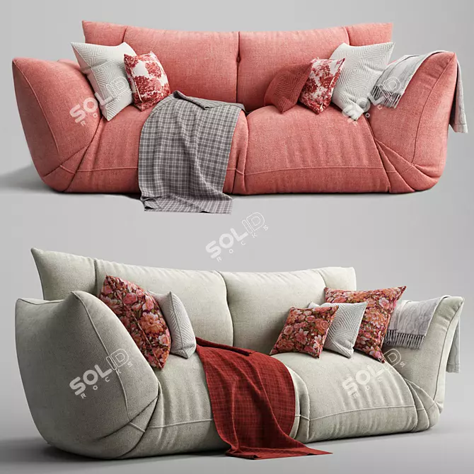 ComfortMax Floor Sofa - Anis 3D model image 1