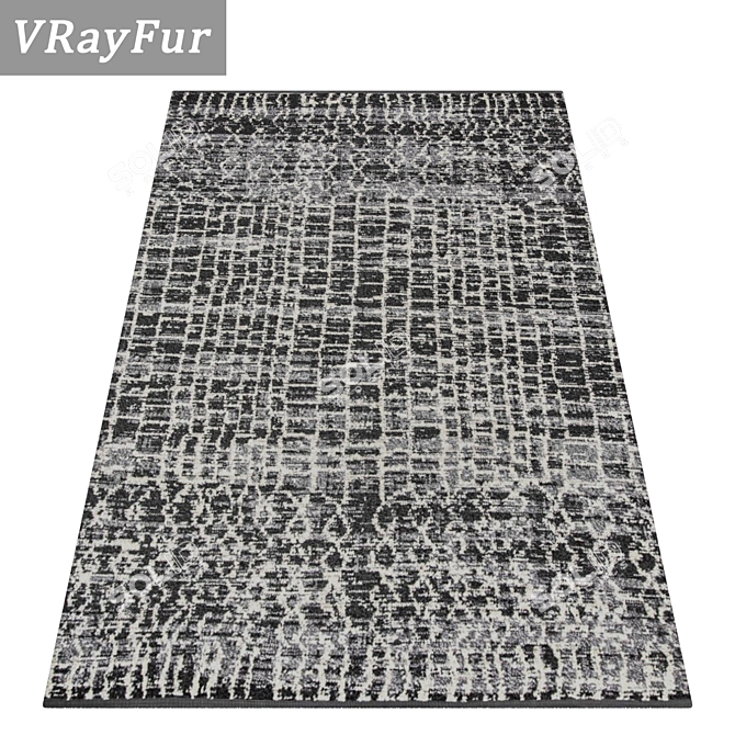 Luxury Carpet Set: High-Quality Textures 3D model image 2