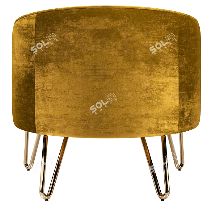 Regal Queen Armchair 3D model image 3