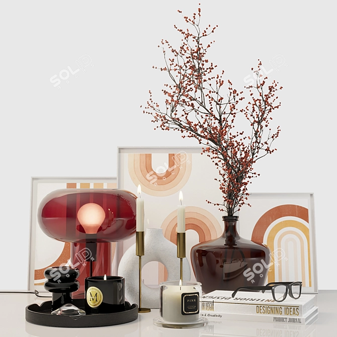 Elegant Decor Set: High-Quality, Detailed 3D model image 1