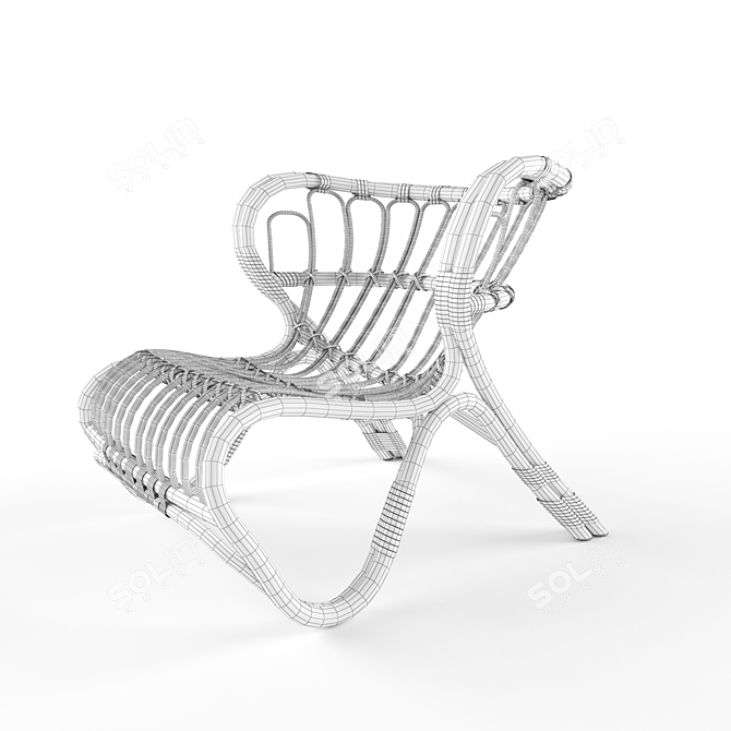 Nature-inspired Sika Design Fox Chair 3D model image 2