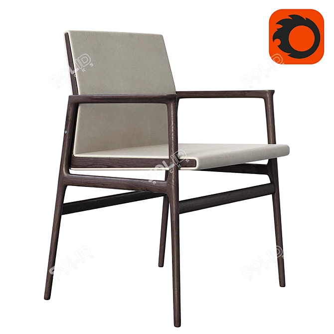 Elegant and Stylish IPANEMA Chair 3D model image 1