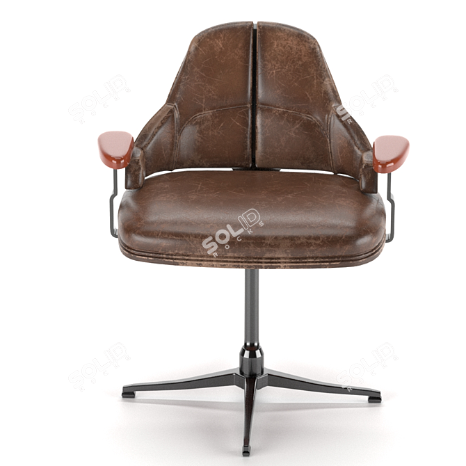 ErgoFlex Office Chair 3D model image 3