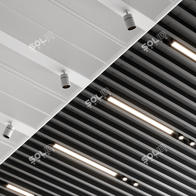 SAS International Suspended Ceiling 3D model image 6