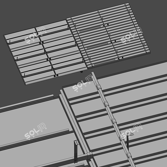 SAS International Suspended Ceiling 3D model image 10