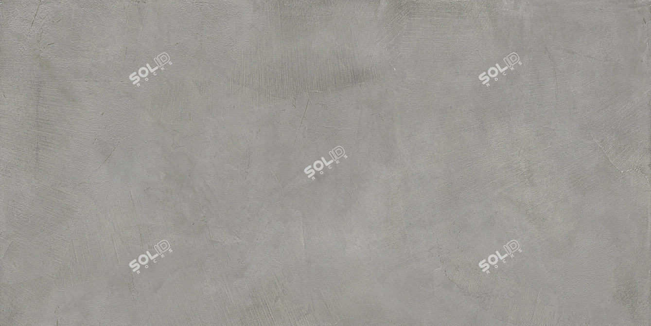 Luce Acciaio Concrete Wall Tiles: Sleek & Stylish 3D model image 5