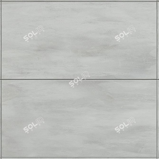 Luce Perla Concrete Wall Tiles - Modern and Versatile 3D model image 2