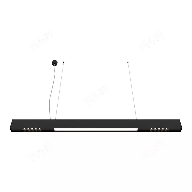 Modern Magnetic Track Lighting 3D model image 1