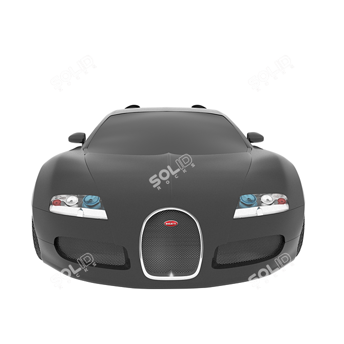 Luxury Speed King: Bugatti Veyron 3D model image 2