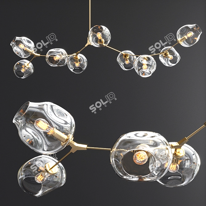 Oracle Branching Chandelier - 3 Styles 3D model image 3