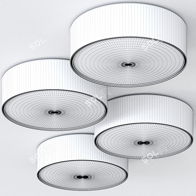 UCOME R2900C LED Die Cast Aluminium Ceiling Lamp 3D model image 2