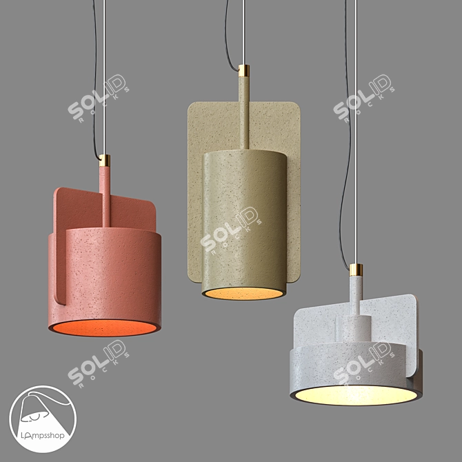 Industrial Elegance. Rumloft Chandelier. 3D model image 1