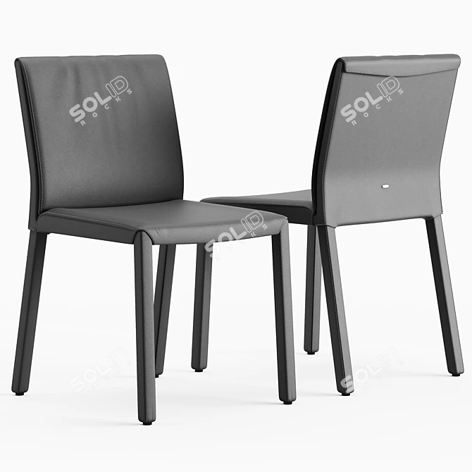 Italian Design: Cattelan Italia Chair 3D model image 1