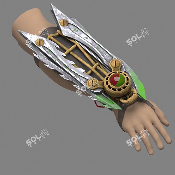 Soul Reaper Blade - Unleash Eternal Power 3D model image 1