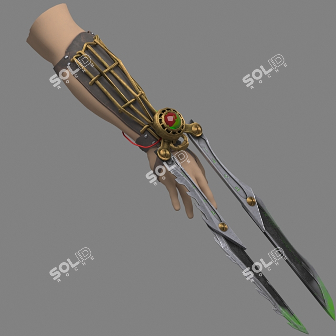 Soul Reaper Blade - Unleash Eternal Power 3D model image 2