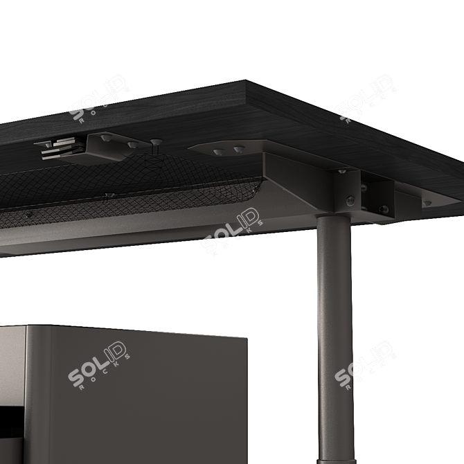 Elevate Your Workspace with IKEA Office Furniture 3D model image 4