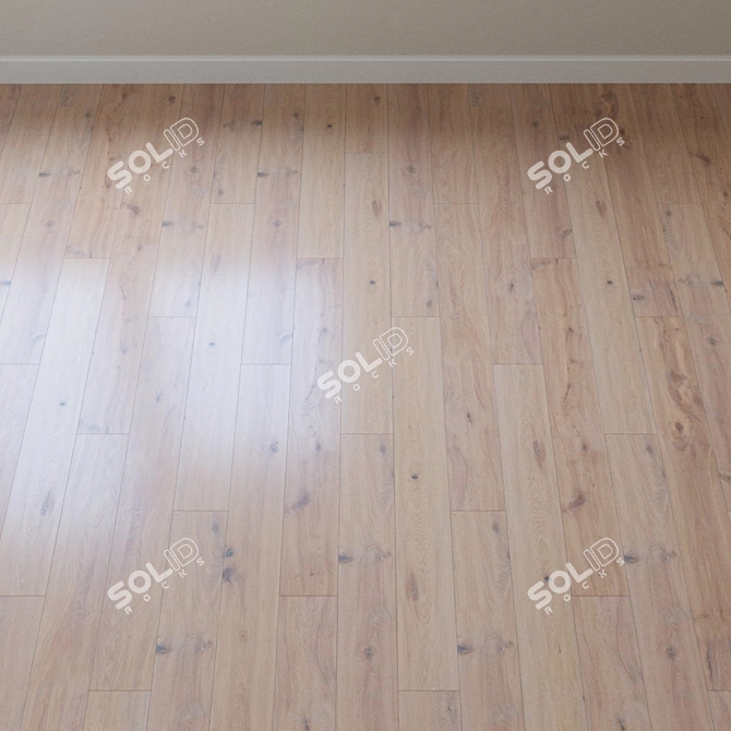 Kahrs Chers Original Oak Vista: Natural Oil Parquet Board 3D model image 2