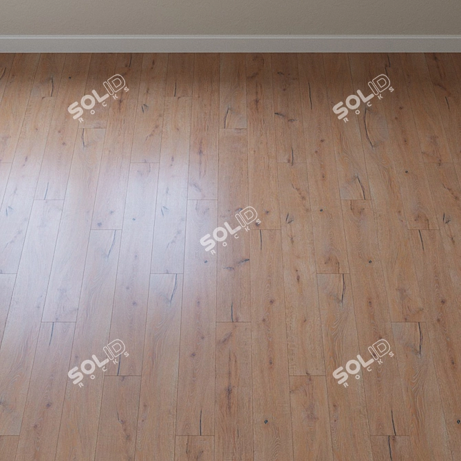 Kinda Oak Chevron Parquet Board 3D model image 2