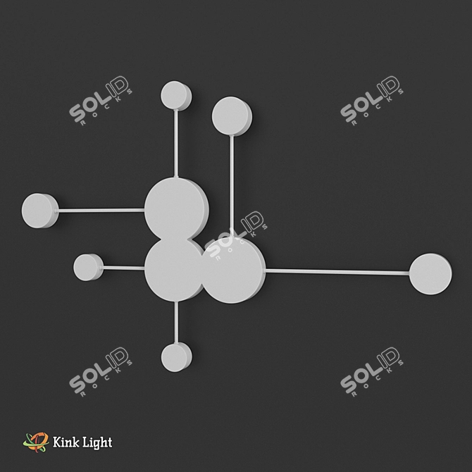 Modern LED Wall Lamp: Firs 2206.01/2206.19 3D model image 1