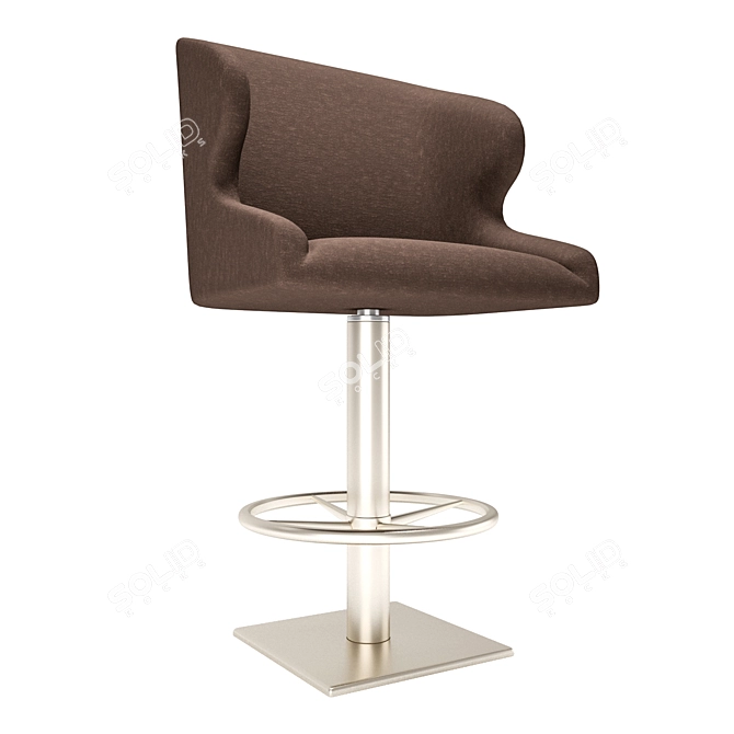 Elegant Leila Stool: 950mm Height 3D model image 2