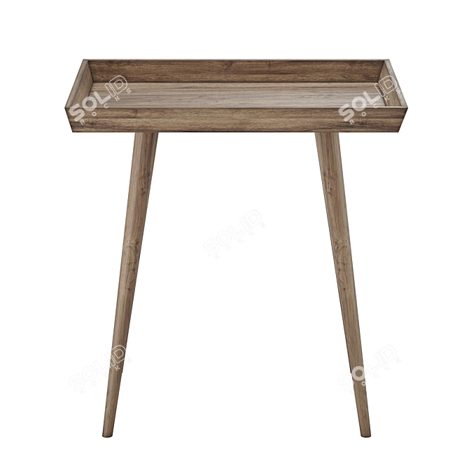 Stylish Safavieh Nonie Tray Table 3D model image 2