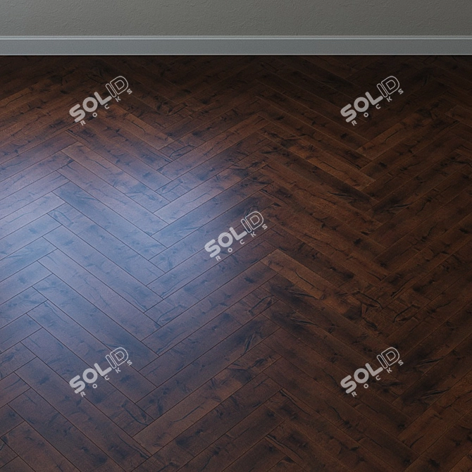 Kahrs Chers Original Smaland Oak Tveta: Natural Oil Parquet Board 3D model image 3