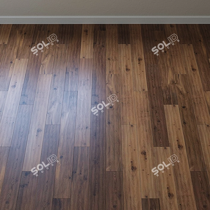 Original Smaland Oak Parquet: Chers Collection 3D model image 2