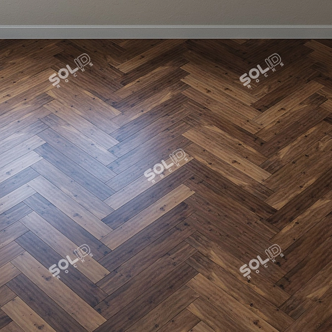 Original Smaland Oak Parquet: Chers Collection 3D model image 3