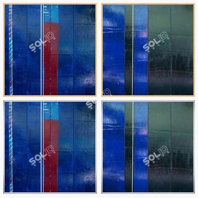 Wall Art Set with Multiple Frames - No. 2265 3D model image 3