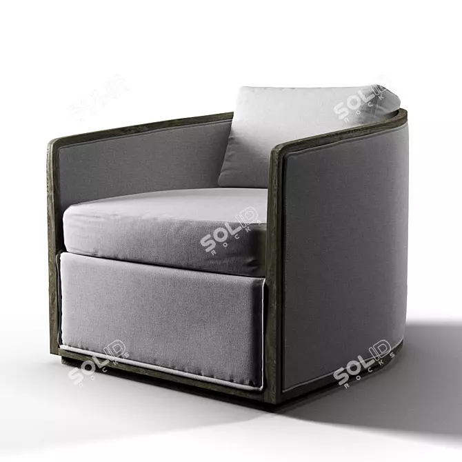 Restoration Hardware Dixon Swivel Chair 3D model image 1