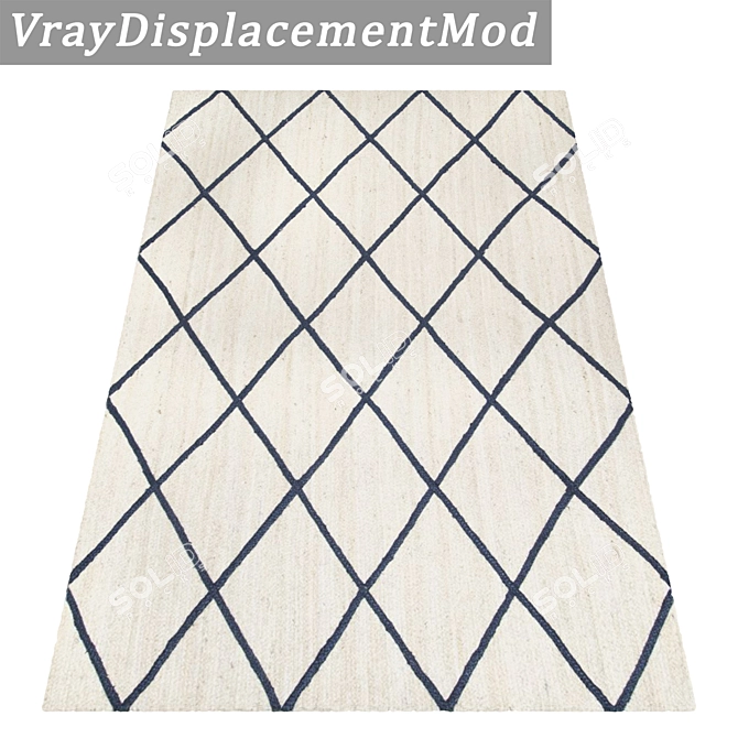 Luxury Carpet Set: High-Quality Textures - 3 Options 3D model image 3