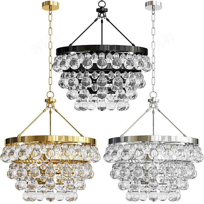 Bling Chandelier by Robert Abbey 3D model image 1