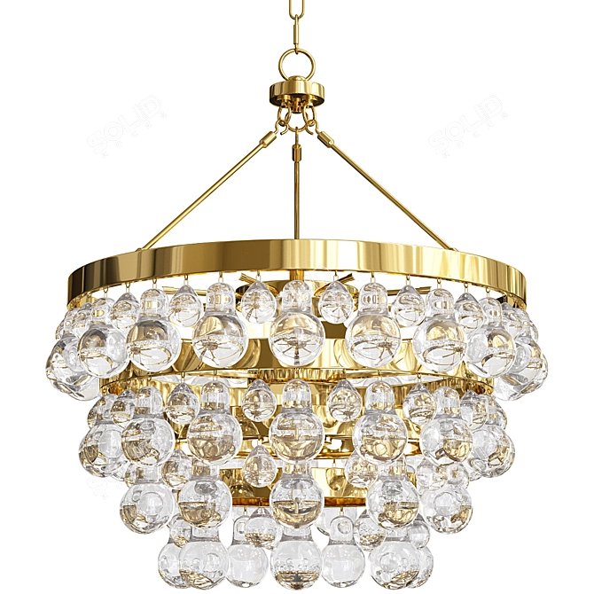 Bling Chandelier by Robert Abbey 3D model image 2
