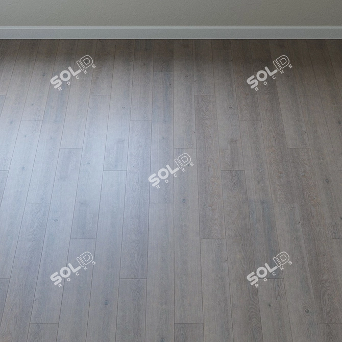 Karelia Oak Shadow Grey: Elegant 1-Strip Parquet 3D model image 4