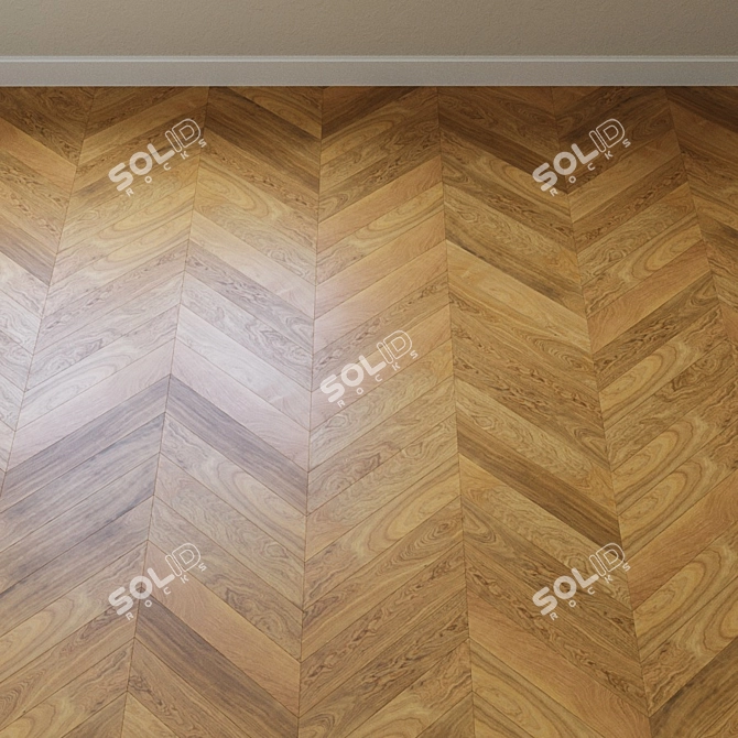 Karelia Libra Collection: Natural Oak Plank 3D model image 3