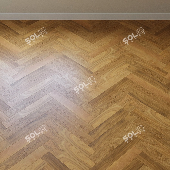 Karelia Libra Collection: Natural Oak Plank 3D model image 4