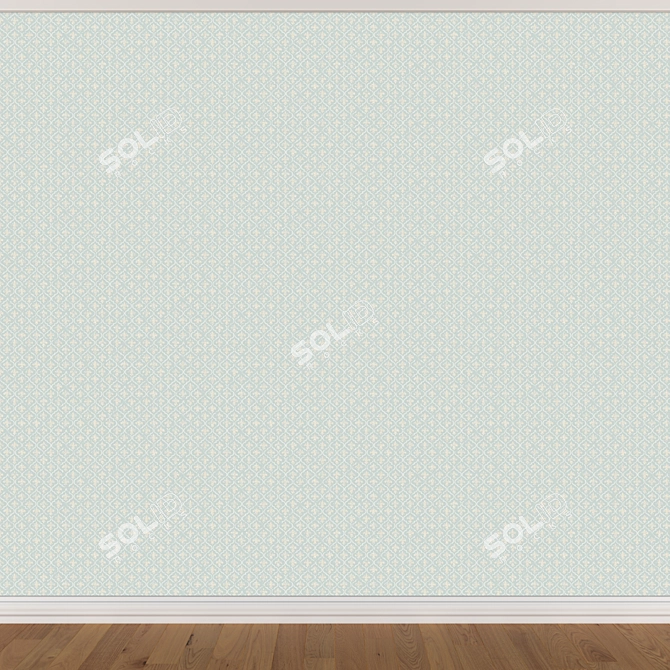 Seamless Wallpaper Set 1266 (3 Colors) 3D model image 2