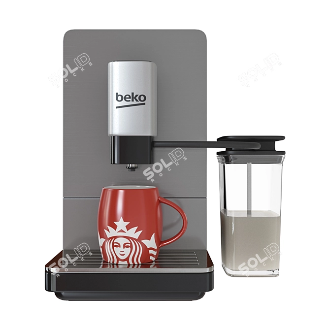 Beko CEG 5331X: Efficient Coffee maker 3D model image 2