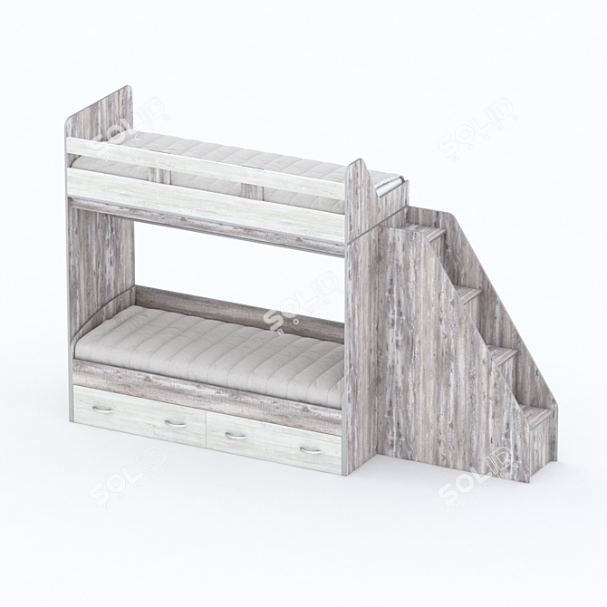 Yuta Kids Furniture Set 3D model image 3