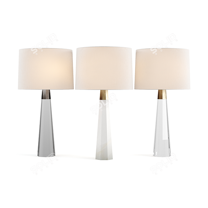 Sleek & Elegant Olsen Table Lamp 3D model image 3