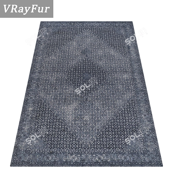 High-Quality Carpet Set 3D model image 2