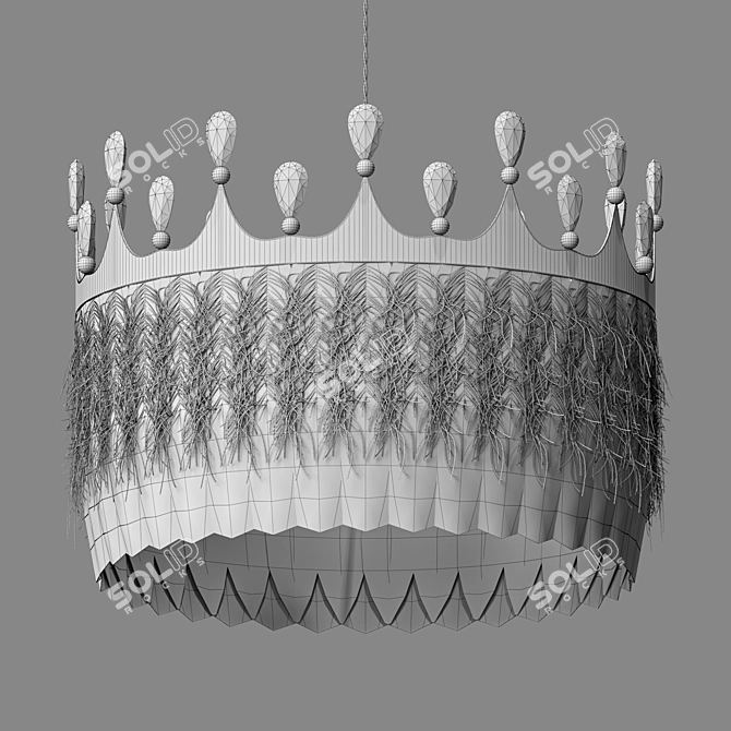 Princess Chandelier: Elegant and Exquisite 3D model image 2